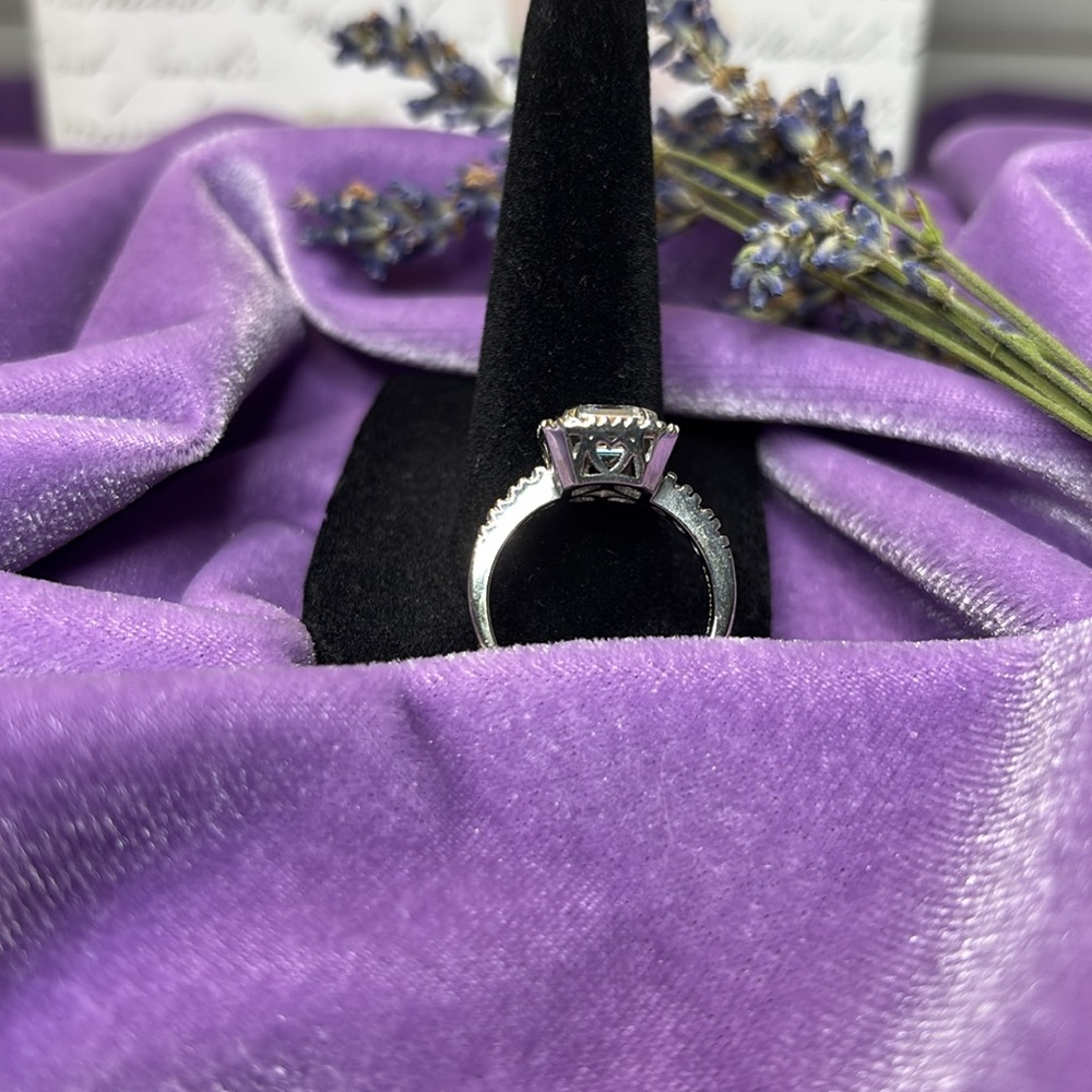 💍 ✈️ 💎 Exquisitely crafted! - Travel Ring Emerald cut Ring. So beautiful #EA39 - Picture 5 of 11